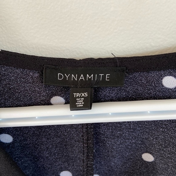 Dynamite Polka Dot Blouse - Picture 3 of 4